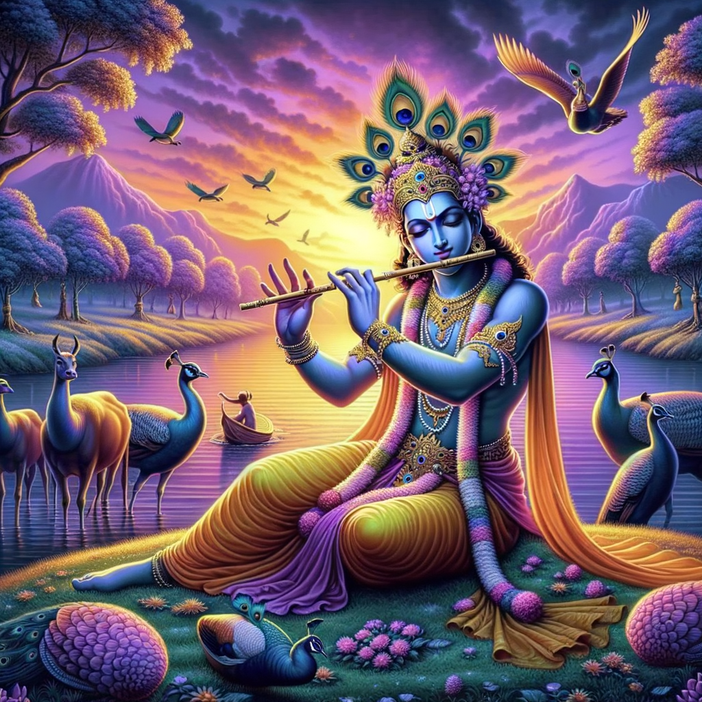 Krishna song fluit