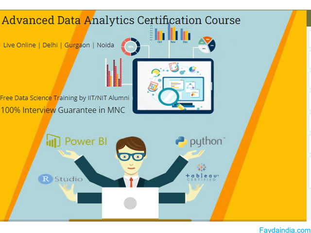 Data Analytics Certification Course in Delhi, 110053. Best Online Live Data Analytics Training
