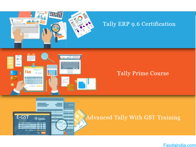 Tally Certification Course in Delhi, 110068, SLA Accounting Institute, Taxation and Tally ERP