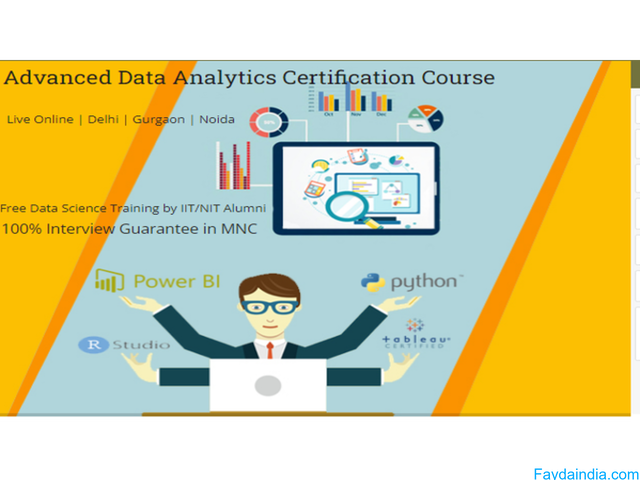 Data Analyst Course in Delhi,110021. Certification for Online Data Analyst Course