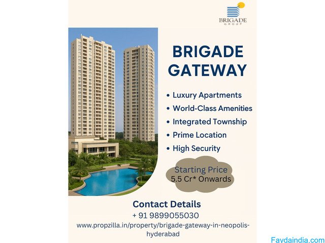 Brigade Gateway: A Complete Guide to Apartments, Prices & Master Plan