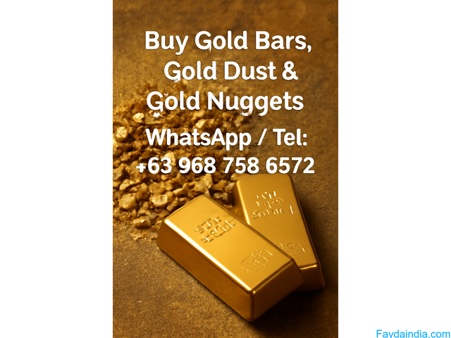 Gold dust and nuggets supplier Africa