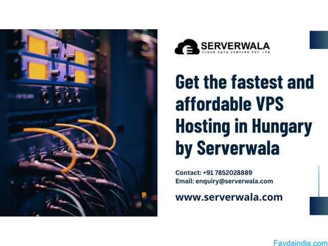 Get the fastest and affordable VPS Hosting in Hungary by Serverwala.