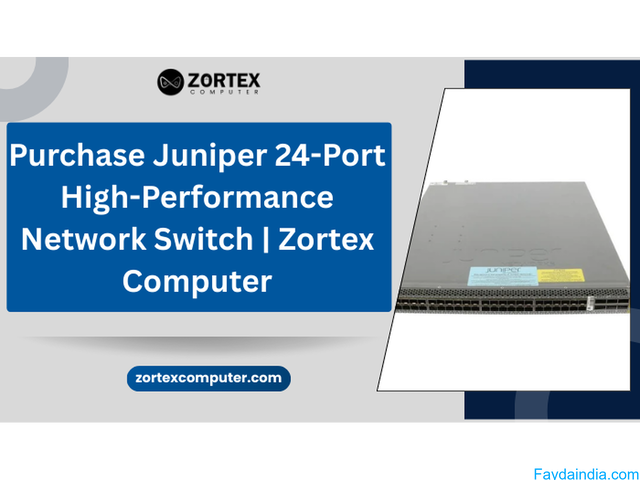 Purchase Juniper 24-Port High-Performance Network Switch | Zortex Computer