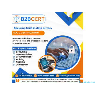 SOC 2 Certification in Bangalore | Expert SOC 2 Consultants for SaaS Companies – B2Bcert