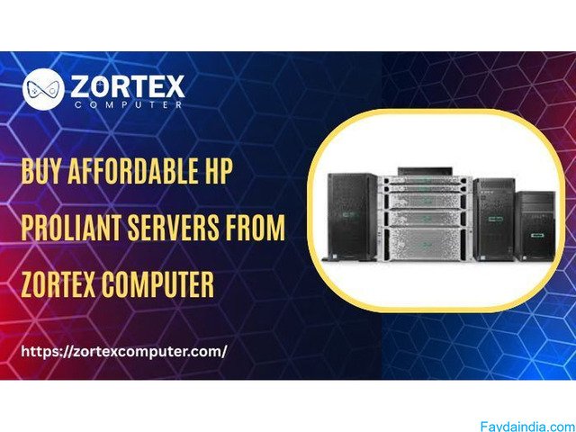 Buy Affordable HP Proliant Servers from Zortex Computer