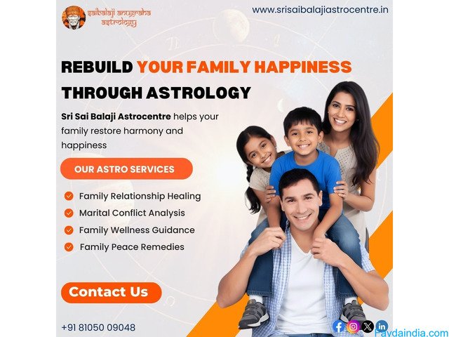 Professional Astrology Services for Peaceful Living |Srisaibalajiastrocentre.in