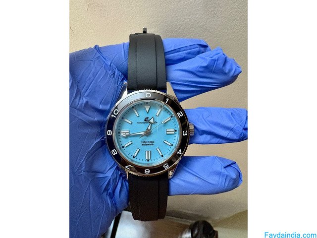 Automatic Watch Coromandel Marina 2.0 "Tiffany Blue" | Hand-Finished Enamel Dial Rs 9500/- - 2/7