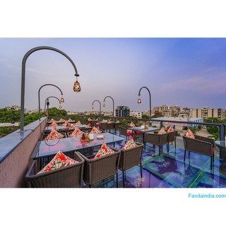Rooftop restaurant near Pratap Nagar Jaipur