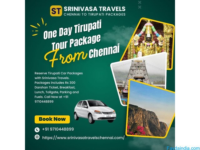 Comfortable Chennai to Tirupati Car Package for a Divine Trip
