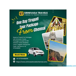 Comfortable Chennai to Tirupati Car Package for a Divine Trip