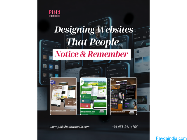 Website Design in Bardhaman – Professional Web Development | Pink Shadow Media
