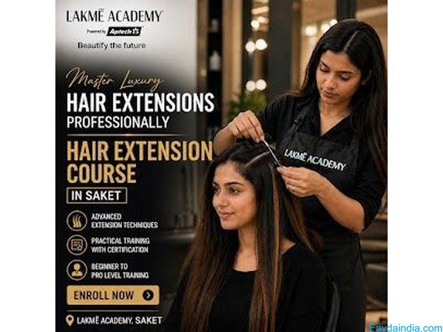 Lakmé Academy, Saket – Hair Extension Course in Saket
