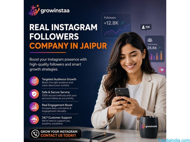 Real Instagram Followers Company in Jaipur – Why Authentic Growth Matters in 2026