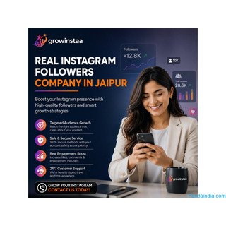 Real Instagram Followers Company in Jaipur – Why Authentic Growth Matters in 2026