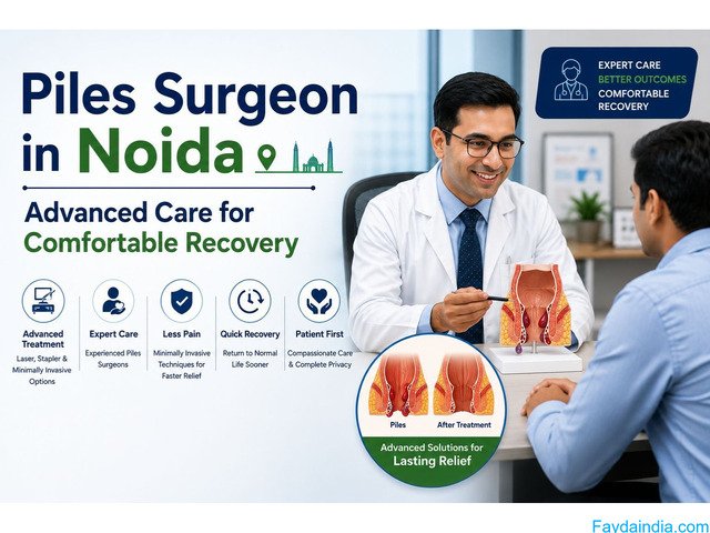 Looking for the Best Piles Doctor in Noida?