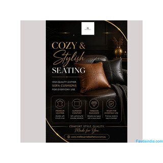 Add Warmth and Style with Premium Leather Sofa Cushions