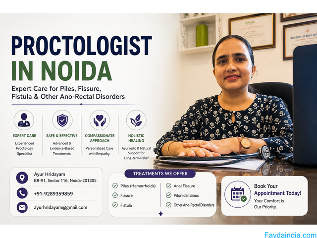 Looking for an Experienced Proctologist in Noida?