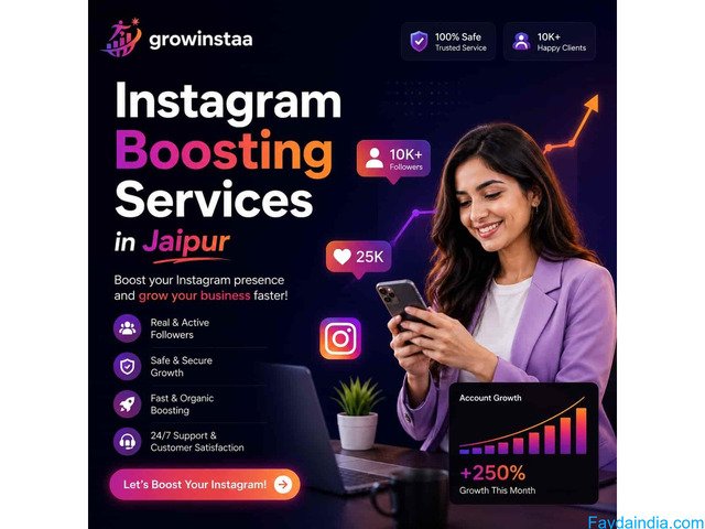 Instagram Boosting Services in Jaipur-Growinstaa