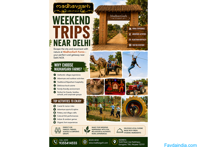 Weekend Getaways Near Delhi