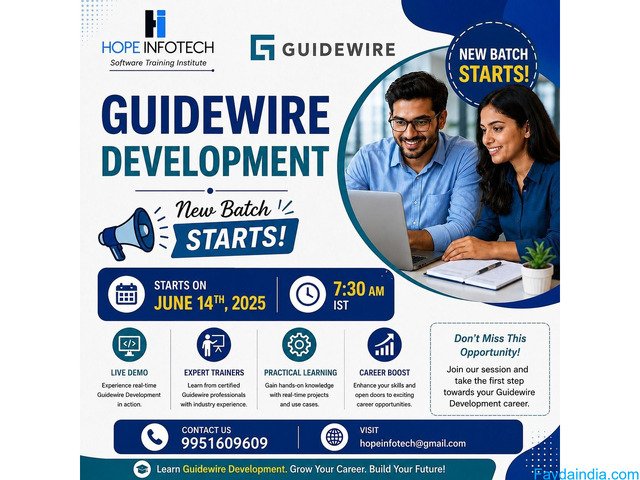 Master Guidewire Development – New Batch Admissions Open
