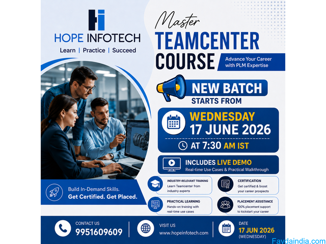 Master Teamcenter Course – Live Demo & Placement Assistance