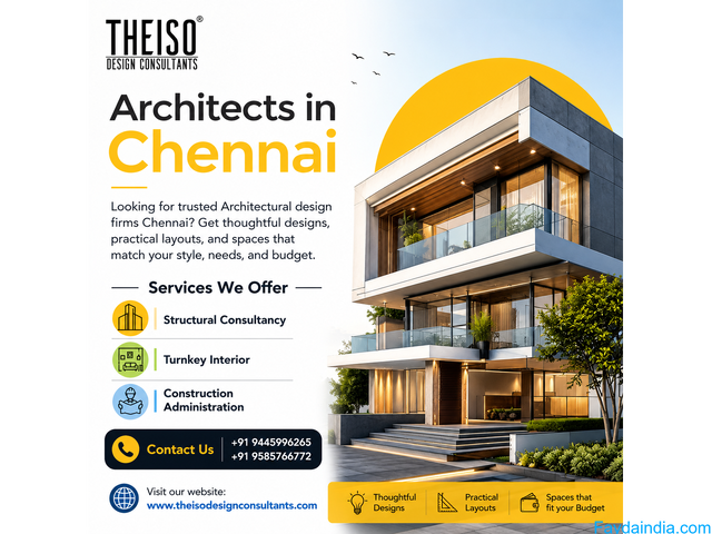 Architects in Chennai – Professional Architectural Services by THEISO