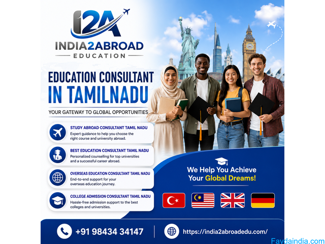 Education Consultant in Tamil Nadu Start Your Study Abroad Journey
