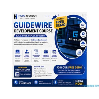 Guidewire Development Course with 100% Placement Support