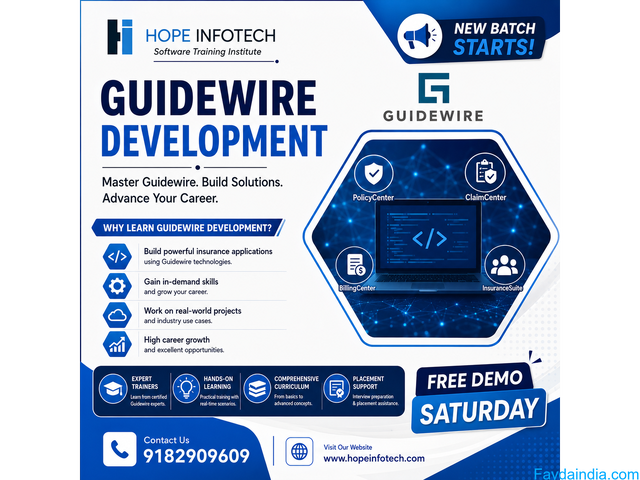 Guidewire Development Training with Free Demo | Hope Infotech