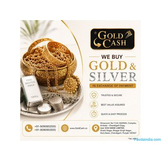 Best place to Sell Gold for instant payment in Chandigarh