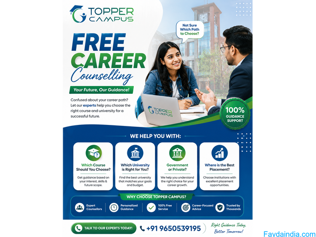 Free Career Counselling For College Admission 2026