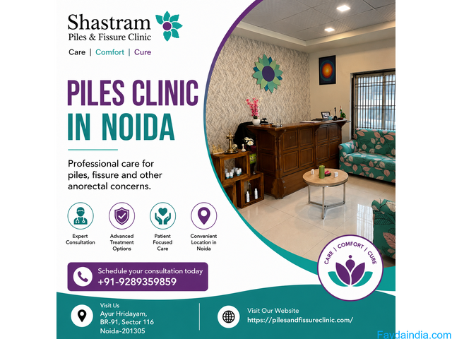 Trusted Clinic for Piles Treatment in Noida