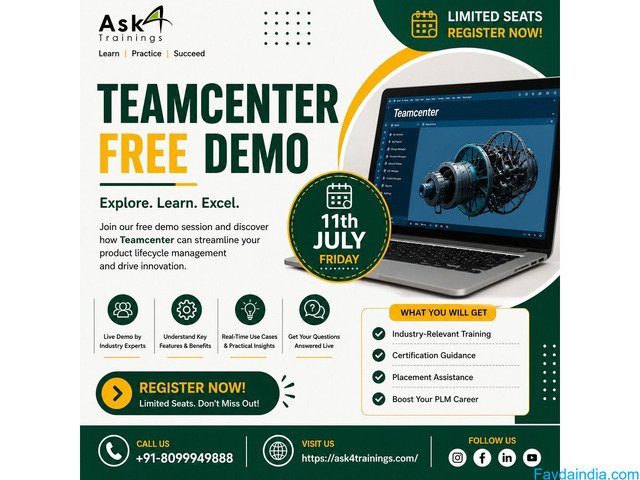 Free Teamcenter Online Demo | Learn, Practice & Succeed