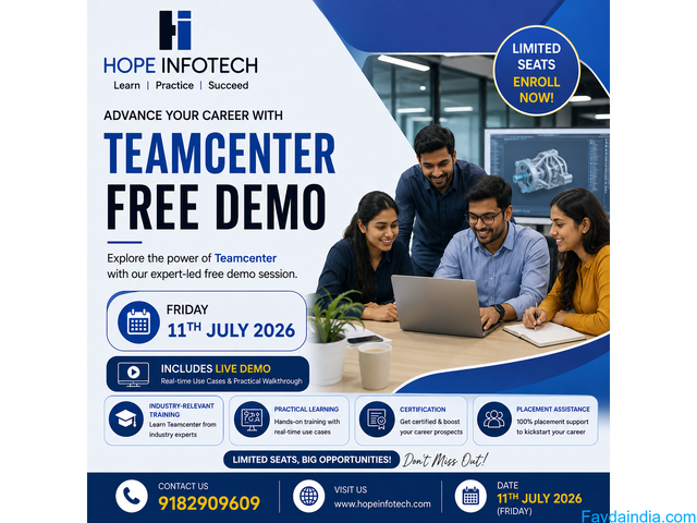 Master Teamcenter Course – Live Demo & Placement Assistance