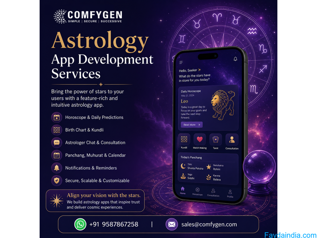 Astrology App Development Company | Build AI-Powered Astrology & Horoscope Apps