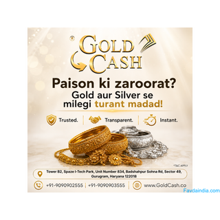 Sell silver in Gurugram – Gold Cash Limited