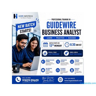 Guidewire BA Certification Training for Freshers & Professionals