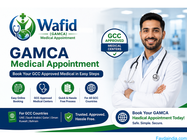GAMCA Medical Appointment in Delhi | GCC Approved Centers