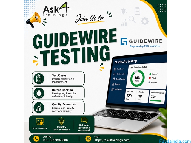 Job-Oriented Guidewire Testing Online Course