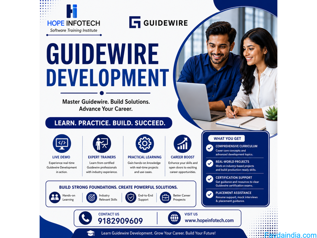 Guidewire Development Claim Center Training – New Batch Starts