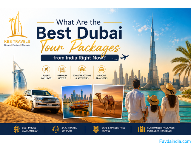 What Are the Best Dubai Tour Packages from India Right Now?
