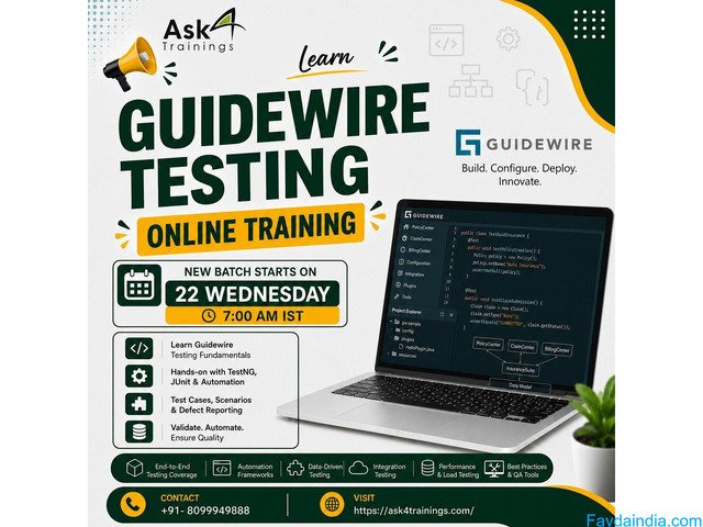 Guidewire Testing Training Online | Guidewire  Certification | Placement