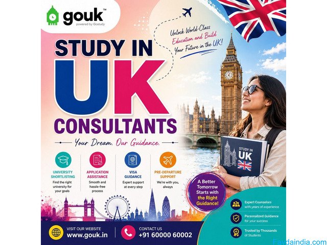 Study in UK Consultants – Plan Your International Education with Go Uk