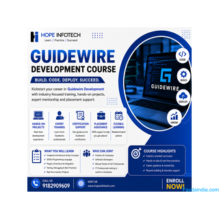 Guidewire Development Course with Placement Support