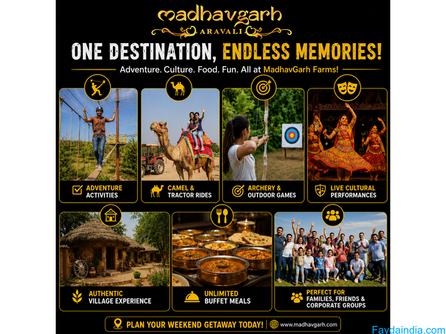 One Day Outing Near Delhi for Family & Friends