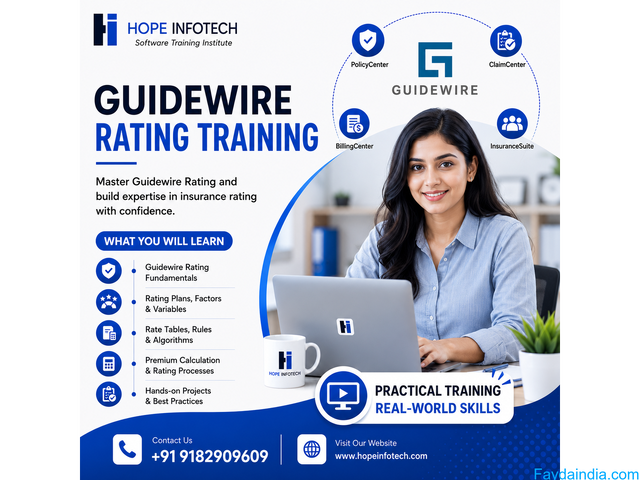 Guidewire Rating Training | Master Insurance Rating with Real-Time Projects