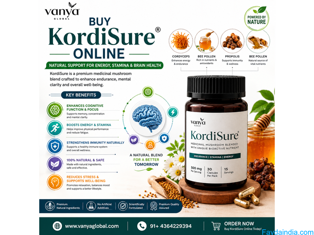 Buy Kordisure Online – Natural Brain Health Support from Kordisure Vanyaglobal