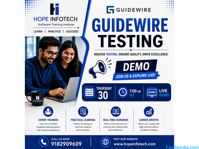 Guidewire Testing Training | Learn, Practice, Certify & Succeed