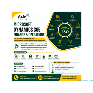 Microsoft Dynamics 365 Finance & Operations Training Online